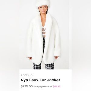 i am gia NYA JACKET - WHITE - XS / WHITE